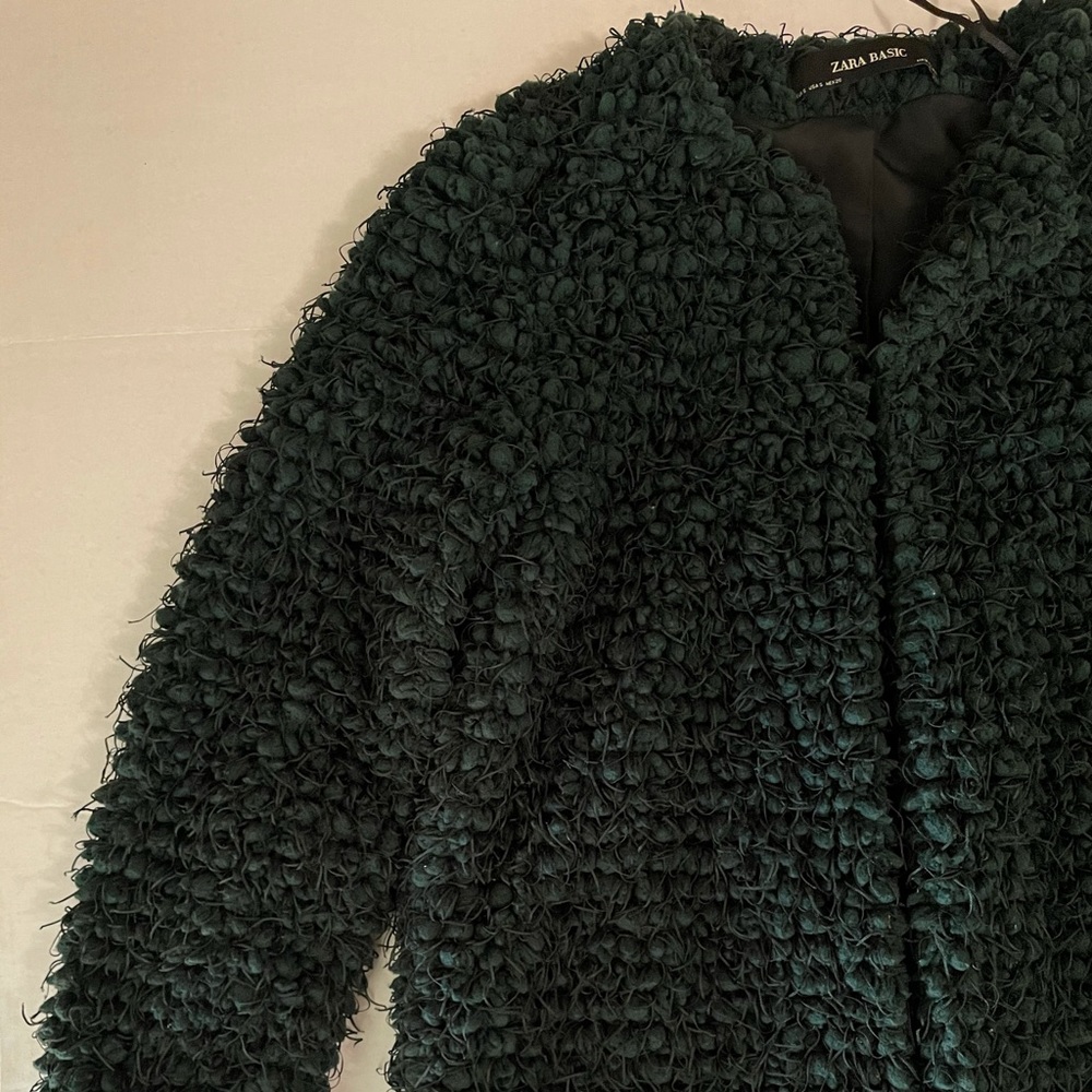 Zara Basic Green Jacket - Picture 3 of 10